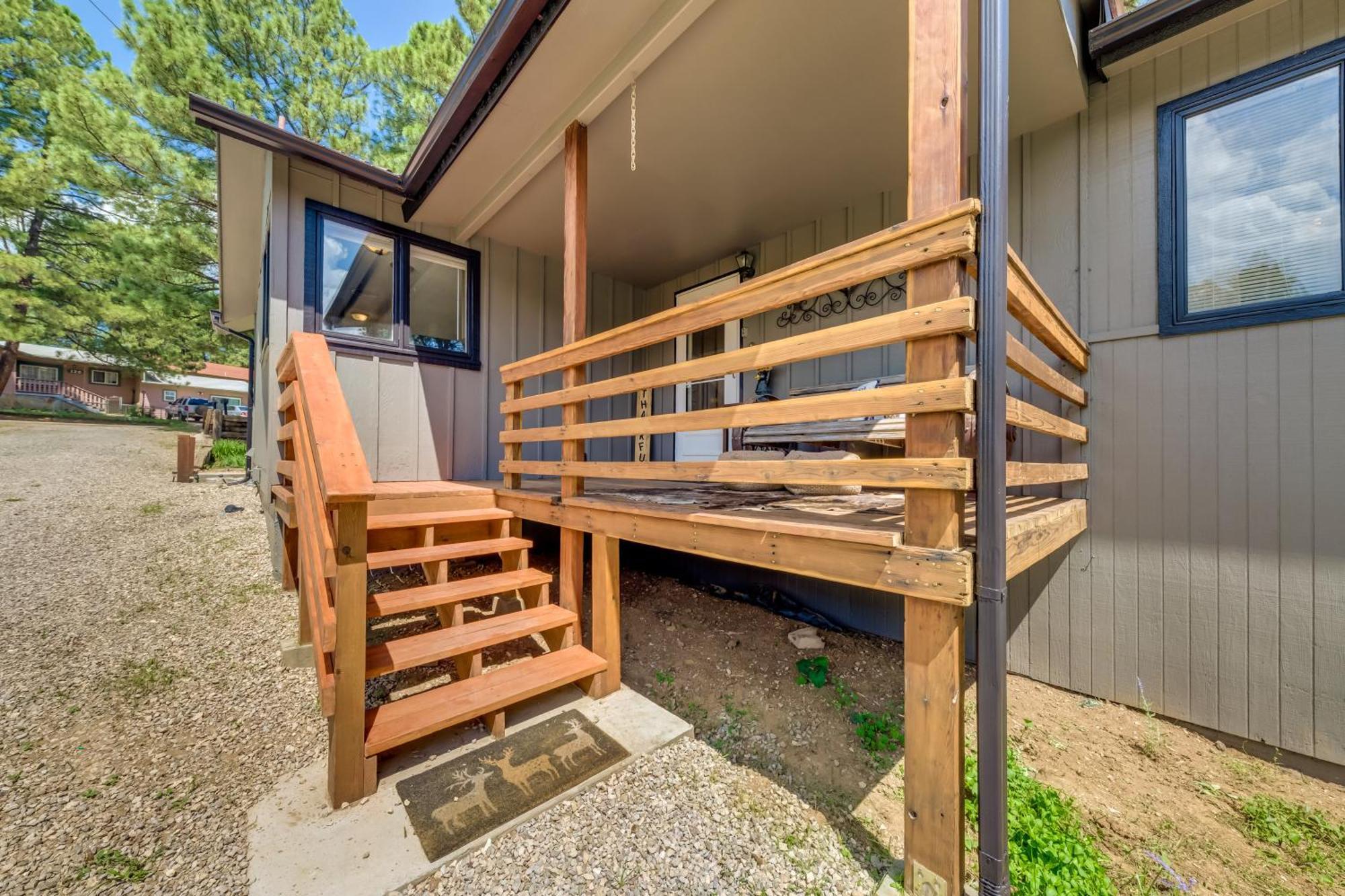 Ruidoso Home With Patio, Walk To Restaurants! Eksteriør billede